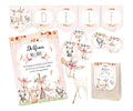 Kit Imprimible Animales Del Bosque Encantado 100% Editable
