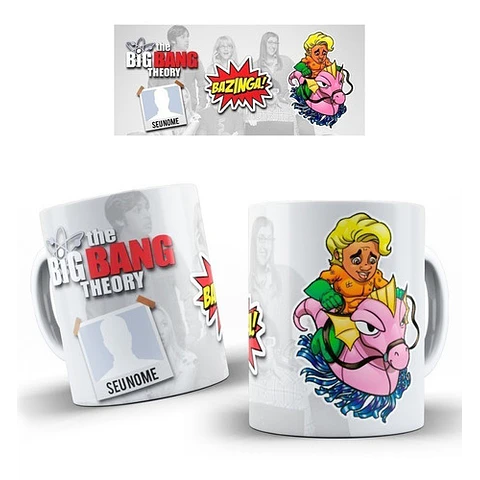 Diseños Plantillas Tazas The Big Bang Theory Sublimación