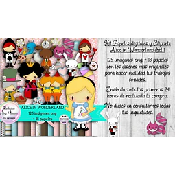 Papeles Fondos Y Cliparts Imagenes Png Alicia Set 1