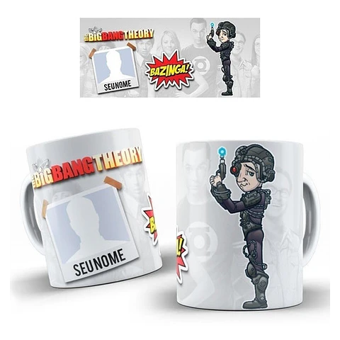 Diseños Plantillas Tazas The Big Bang Theory Sublimación