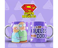 Plantillas Diseños Super Abuelos Sublimar Tazas Sublimacion
