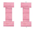Kit Imprimible Animales Nórdicos Rosa Letras 3d Corpóreas