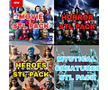 Paquete enorme de archivos STL para impresión 3D: 60 TB / Más de 90 000 archivos / Acceso completo de por vida + Catálogo de vista previa organizado / Descarga instantánea