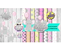 Cliparts Y Papeles Elefante Rosa Kit Imprimible