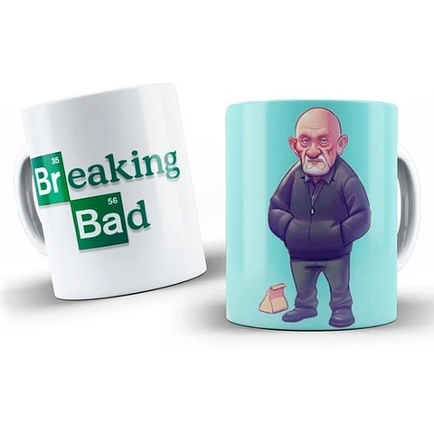 Kit Diseños Plantillas Tazas Breaking Bad Sublimación 