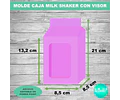 Kit Imprimible Molde Caja Milk Box Shaker Con Visor Editable