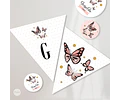 Kit Imprimible Mariposa Mariposas Salmon Candy Bar