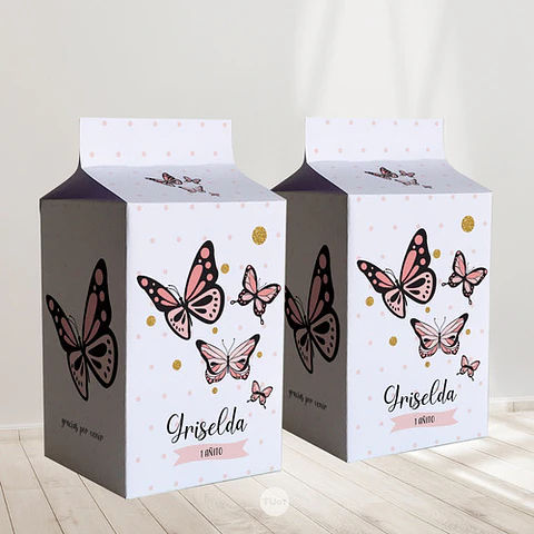 Kit Imprimible Mariposa Mariposas Salmon Candy Bar