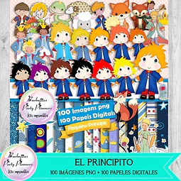 Papeles Digitales Y Cliparts Png El Principito Kit 