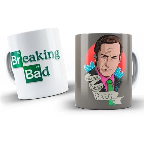 Kit Diseños Plantillas Tazas Breaking Bad Sublimación 