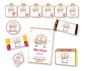 Kit Imprimible Unicornio Dorado Editable