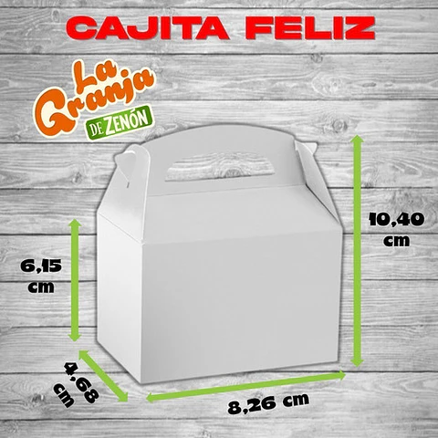 Kit Imprimible Caja Golosinas Cajita Feliz Granja De Zenón