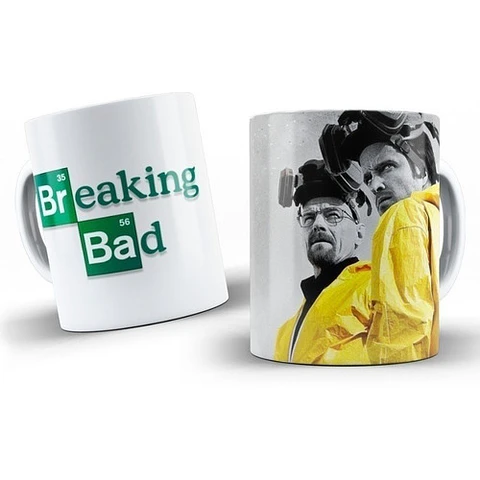 Kit Diseños Plantillas Tazas Breaking Bad Sublimación 