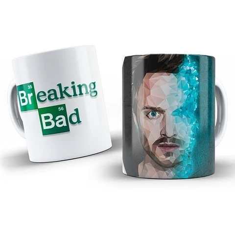 Kit Diseños Plantillas Tazas Breaking Bad Sublimación 