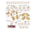 Kit Imprimible Unicornio Dorado Editable