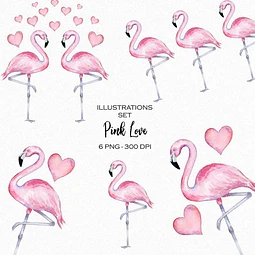 Cliparts Imagenes Png Flamencos Flamingos Amor Is34