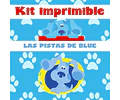 Kit De Cumpleaños Las Pistas De Blue Imprimible Editable