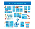 Kit De Cumpleaños Las Pistas De Blue Imprimible Editable