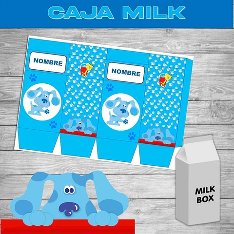 Kit De Cumpleaños Las Pistas De Blue Imprimible Editable