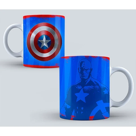 Kit Diseños Plantillas Tazas Super Héroes Sublimación Mod 3