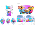 Kit Imprimible Candy Bar Nivis Amigos De Otro Mundo Full