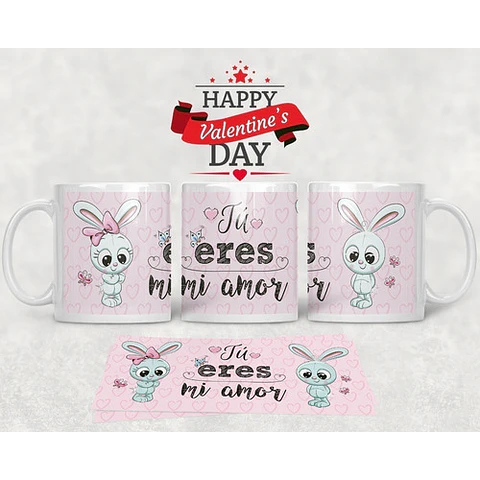 Kit Diseños Plantillas Tazas San Valentin Amor Sublimación