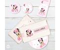 Kit Imprimible Minnie Bebe Baby Babies Tukit