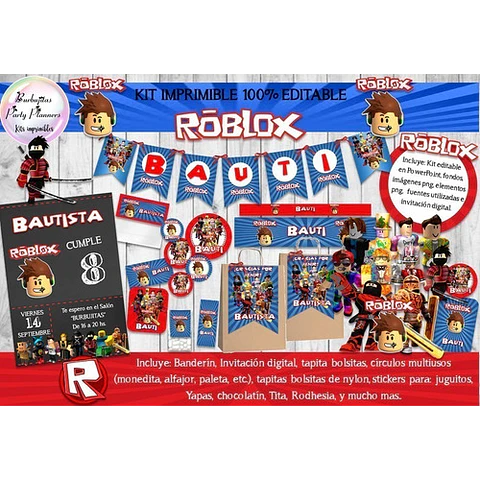 Kit Imprimible Roblox 100% Editable
