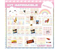 Kit Imprimible Lluvia De Amor Nubecita Editable Deco Y Candy