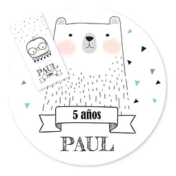 Kit Imprimible Animales Blanco Negro Tukit