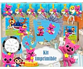 Kit Imprimible Baby Shark Editable