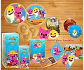 Kit Imprimible Baby Shark Editable