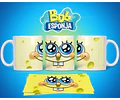 Kit Diseños Plantillas Tazas Bob Esponja Sublimación M2