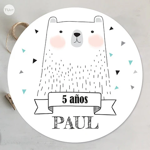 Kit Imprimible Animales Blanco Negro Tukit