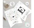 Kit Imprimible Animales Blanco Negro Tukit