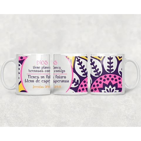Kit Diseños Plantillas Tazas Religión Dios Sublimación M1