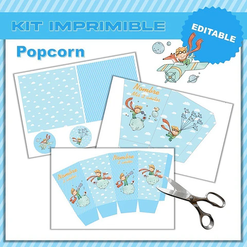 Kit Cumpleaños El Principito Imprimible Editable 