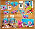 Kit Imprimible Baby Shark Editable