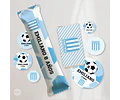 Kit Imprimible Futbol Racing La Academia Tukit