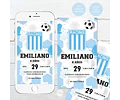 Kit Imprimible Futbol Racing La Academia Tukit