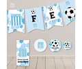 Kit Imprimible Futbol Racing La Academia Tukit