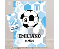 Kit Imprimible Futbol Racing La Academia Tukit