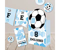 Kit Imprimible Futbol Racing La Academia Tukit
