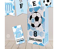 Kit Imprimible Futbol Racing La Academia Tukit
