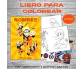 Para Pintar Editable Imprimible De Naruto