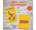 Para Pintar Editable Imprimible De Naruto
