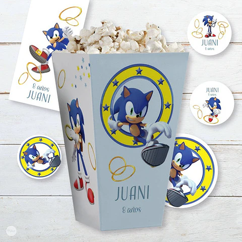 Kit Imprimible Sonic Tukit
