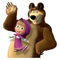 Kit Fondos Y Cliparts Masha Y Oso Imprimibles #607
