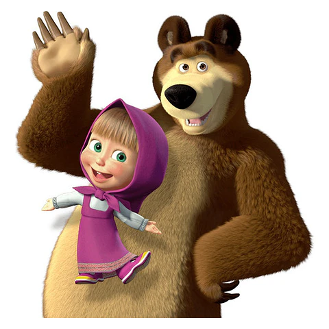 Kit Fondos Y Cliparts Masha Y Oso Imprimibles #607