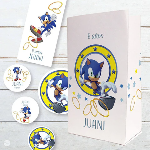 Kit Imprimible Sonic Tukit